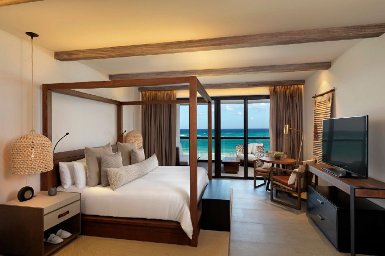 Main bedroom area of an Estancia Suite.