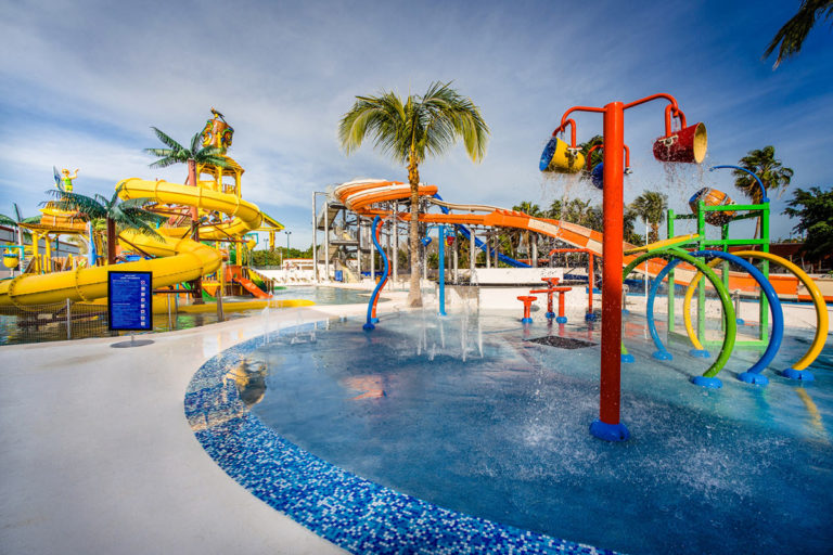 The play pool area of the Hard Rock waterpark.